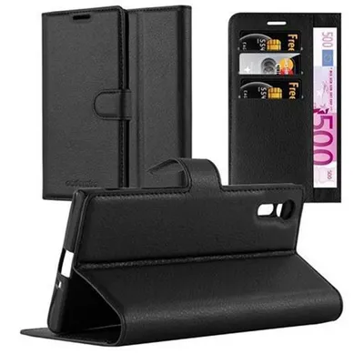 Immagine prodotto di Cadorabo cover per Sony Xperia XZ / XZs cover protettiva in nero custodia per cellulare cover chiusura magnetica