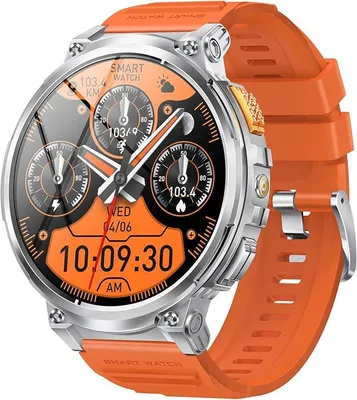 Produktbild von findtime Taschenlampe Smartwatch Herren 730 mAh Akku 1,85" HD-Display-Sportuhr Telefonfunktion Gesundheitsuhr Sportuhr Pulsmesser Schlaftracker Schrittzähler Laufuhr für Android iOS