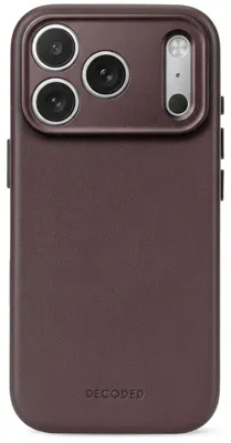 Immagine prodotto di Custodia posteriore in pelle per iPhone 18 Pro Max, color marrone cioccolato