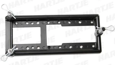 Image de Pletscher ZG15-800 51706.00 Plaque d'adaptation pour porte-bagages système Pletscher, noire