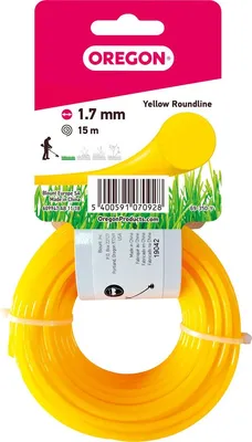 Zdjęcie produktu dla Żółta nić okrągła 1,7 mm, 15 m