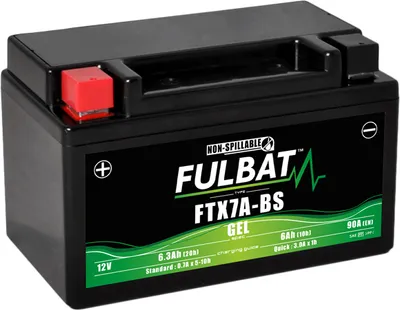 Produktbild von Fulbat Ftx7a-bs Gelbatterie Grün  Grün One Size