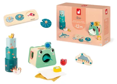 Immagine prodotto di Janod - Playset 12 mesi giocattolo sensoriale - Sviluppo del bambino