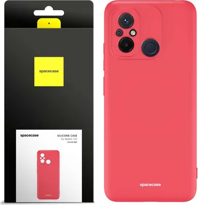 Obrázok produktu pre Silikónový obal SPACECASE Silikónový obal pre Xiaomi Mi 12C Red