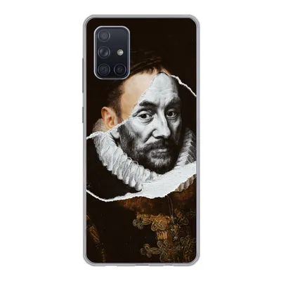 Produktbild von MuchoWow® Handyhülle Schutzhülle Hülle für Samsung Galaxy A51 Wilhelm von Oranien - Alte Meister - Adriaen Thomasz Silikon Softcase Handy Hülle - Schutzabdeckung
