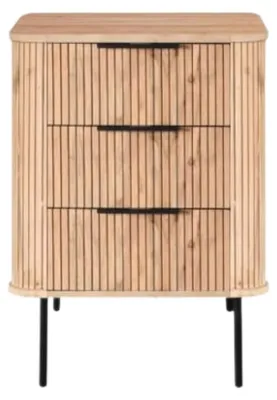 Produktbild von BRONX ROUND Kommode mit 3 Schubladen
