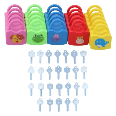 Produktbild von Lernschlösser, Alphabet-Spielzeug, pädagogische Lernschlösser, Zählspielzeug-Set für Kinder