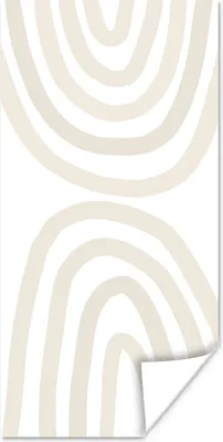 Produktbild von MuchoWow® Poster Regenbogen - Pastell - Design - Abstrakt 40x80 cm - Dekoration