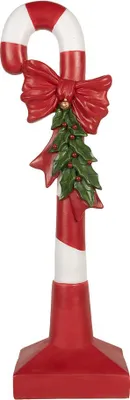 Produktbild von Clayre & Eef Weihnachtsdekoration Zuckerstange 25x18x83 cm Rot Kunststoff