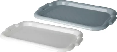 Produktbild von Tablett 40x28cm Kunststoff 2-fbg. sort.