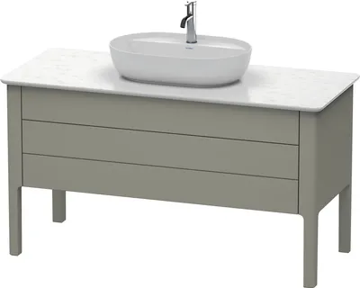 Produktbild von Duravit Duravit Waschtischunterbau LUV 743x1388x570mm steingr sdm