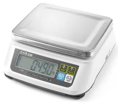 Image de Balance de cuisine numérique avec plateau en acier inoxydable et une capacité de 15 kg