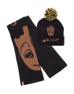 Produktbild von Guardians Of The Galaxy - Groot Beanie & Scarf Gift Set