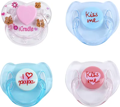 Obrázek produktu pro 4 kusy Reborn Doll Dodávky Magnetický dudlík Lifelike Reborn Baby Dolls Příslušenství Magnetické bradavky