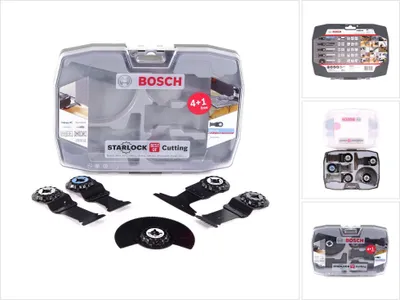Image de BOSCH Best of cutting Set Lame de scie plongeante, Lame de scie segment Starlock, 5pcs. (2608664131)