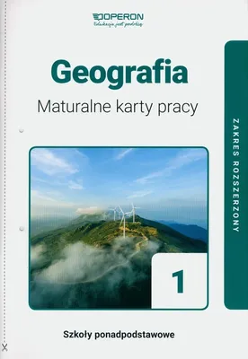 Zdjęcie produktu dla Geografia Liceum 1 Karty Pracy Zeszyt Ćwiczeń 2019 Operon