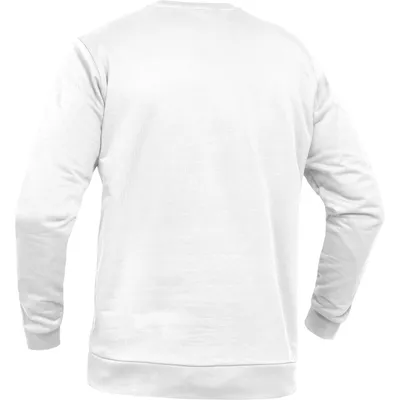 Image de Sweat col rond blanc taille L 60% BW/40% Polyester,290 g Garde du corps LWSR04L