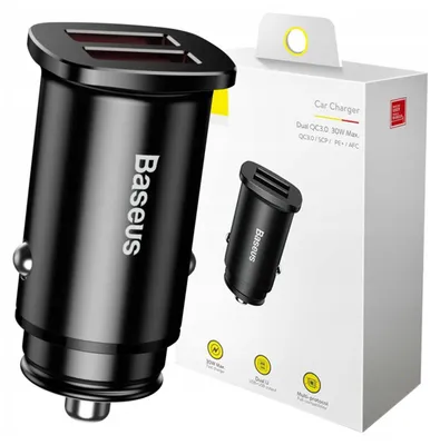 Obrázek produktu pro Baseus CCALL-DS01, Venkovní, Zapalovač na doutníky, 12 V, Černá