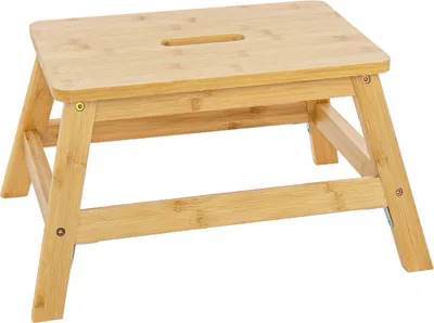 Obrázek produktu pro Dřevěná stolička BAMBOO, 1 stupeň