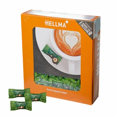 Produktbild von HELLMA Haselnuss in Vollmilchschokolade, Kaffeegebäck, Schokonuss, 380 Stück