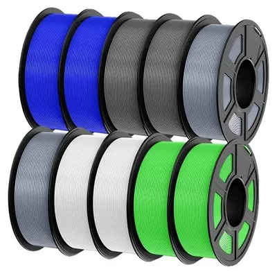 Image de Filament pour imprimante 3D, PLA Plus, diamètre 1,75 mm, PLA PLUS 10MIX01