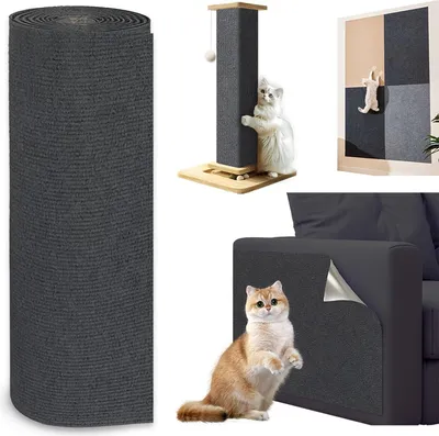 Produktbild von Katzenkrabmat - Kratzschutz - 1 Stück - Vliesstoff und Polyester - 30 x 150 cm