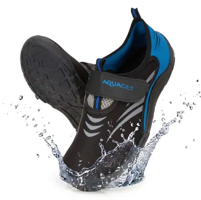 Productafbeelding van Waterschoenen - AQUA Shoes - Sneldrogend - Rubber - Unisex - Zwart - Maat 46