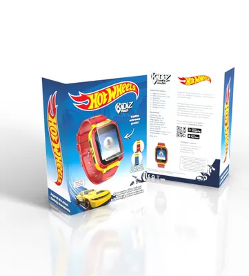 Produktbild von Chytré hodinky KiDiZ Hot Wheels pro děti s hlasovými hovory