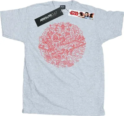 Produktbild von Star Wars - "Death Star" T-Shirt für Herren BI46202 (XXL) (Grau)