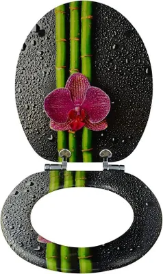 Produktbild von Famanu WC-Sitz mit Duroplast-Oberfläche - Hochwertiger Toilettendeckel mit Soft-Close-Mechanismus