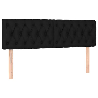 Produktbild von VidaXL 346342, Schwarz, Polyester, Holz, 1440 mm, 78 cm, 88 cm, 70 mm