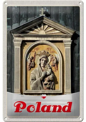 Produktbild von Blechschild Reise 20x30cm Polen Europa Architektur Urlaub