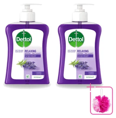 Productafbeelding van 2 x Dettol handzeep - Lavendel - 250 ml - Voordeelverpakking - 2 stuks