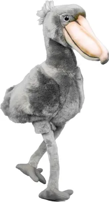 Produktbild von Kuscheltier Schuhschnabel grau 33 cm Plüschvogel