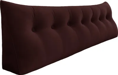 Immagine prodotto di Grande cuscino poggiatesta ergonomico cuscino a cuneo in velluto, cuscino da lettura, cuscino a cuneo, cuscino per la schiena, cuscino per il riposo, cuscino decorativo