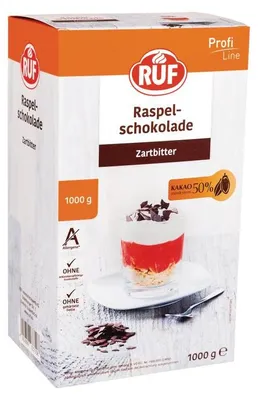 Produktbild von RUF Raspelschokolade Zartbitter (1 kg)