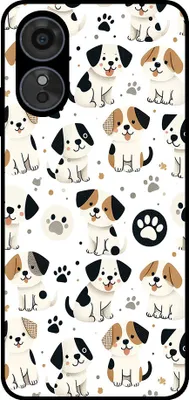 Immagine prodotto di Smartphonica Custodia per telefono adatta per Oppo A17 con stampa cane - TPU cover posteriore design cane