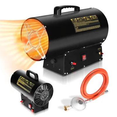 Produktbild von Jopassy Gasheizgebläse Gasheizer Heizgerät Gasstrahler Gas Heizgebläse manuelle Zündung Gaskanone 30000W für 450㎡ Werkstätten, Straßenbrücken, Eisenbahnflughäfen Maschinenwartung