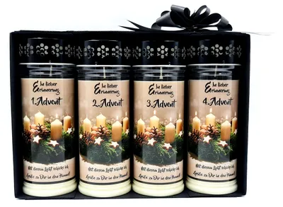 Produktbild von Design Kerzenbouquet Premium "ADVENT"