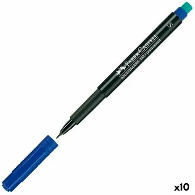 Zdjęcie produktu dla Faber-Castell 152351 Marker permanentny niebieski 1 szt