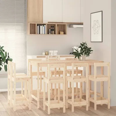 Produktbild von CLORIS 9-tlg. Bar-Set Massivholz Kiefer, 76,9 kg