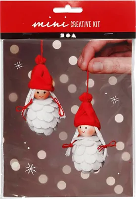 Immagine prodotto di Set di lavoretti per le fate di Natale, inclusi materiali e istruzioni