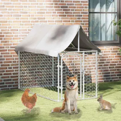 Immagine prodotto di vidaXL Cuccia per cani da esterno con tetto 200x100x150 cm