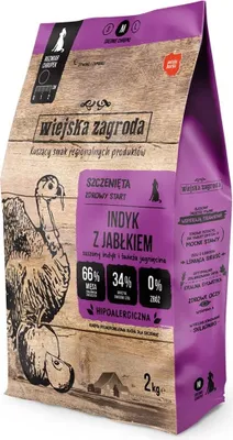 Produktbild von Rural Homestead Truthahn- und Apfelfutter für Hunde 9kg