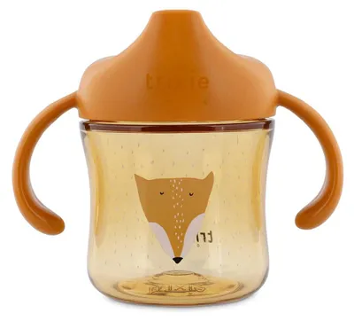 Produktbild von Trixie Trinklerntasse mit Griffen Mr. Fox - Auslaufsicherer Becher Tritan