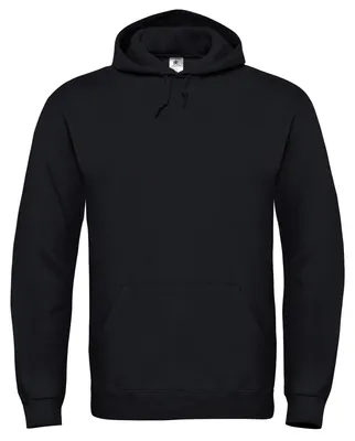 Image de Sweat à capuche unie B&C FK154 (L) (noir)