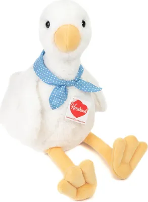 Image de Teddy Hermann Canard Elisa, Doudou, peluche, animal de ferme, peluche, blanc, 28 cm, 939221