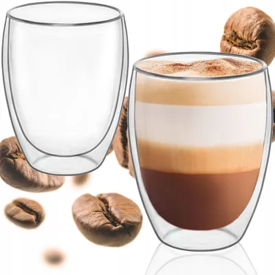 Obrázek produktu pro Springos 2xHA7348 Termo sklenice s dvojitou stěnou 350ml 2 ks