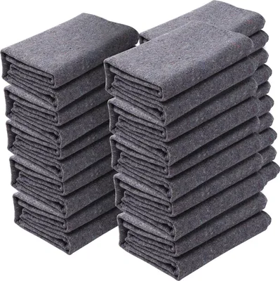 Zdjęcie produktu dla 12x koce do przeprowadzki 1829x1372mm koce meblowe koce do przechowywania z bawełny z recyklingu koce do przenoszenia koce do pakowania koce transportowe koce do pakowania mebli koce do pakowania koce do ochrony mebli