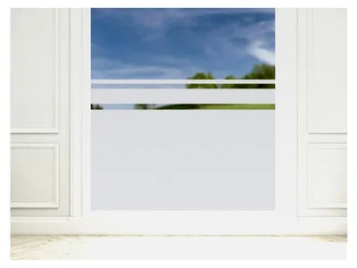 Produktbild von Sichtschutzfolie für Fenster, Dekorfolie für Sichtschutz, Glasdekorfolie blickdicht / 90x57cm